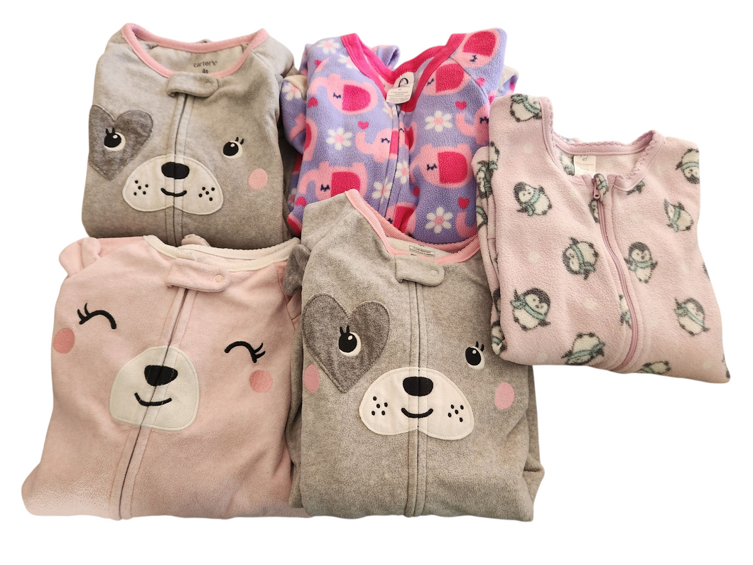 Fleece sleepers (size 4)