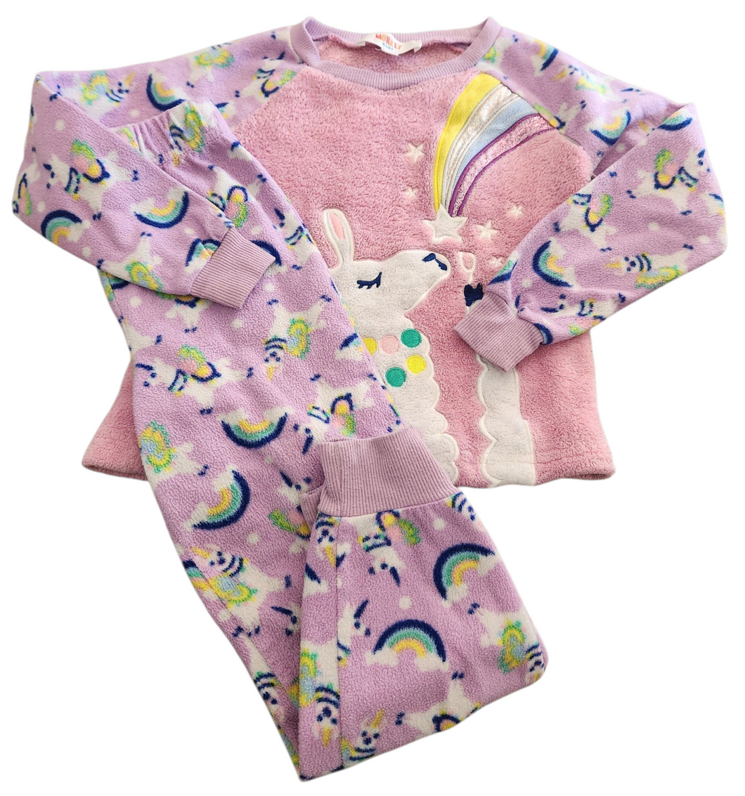 Fleece pj's (Monkey Bars) size 4