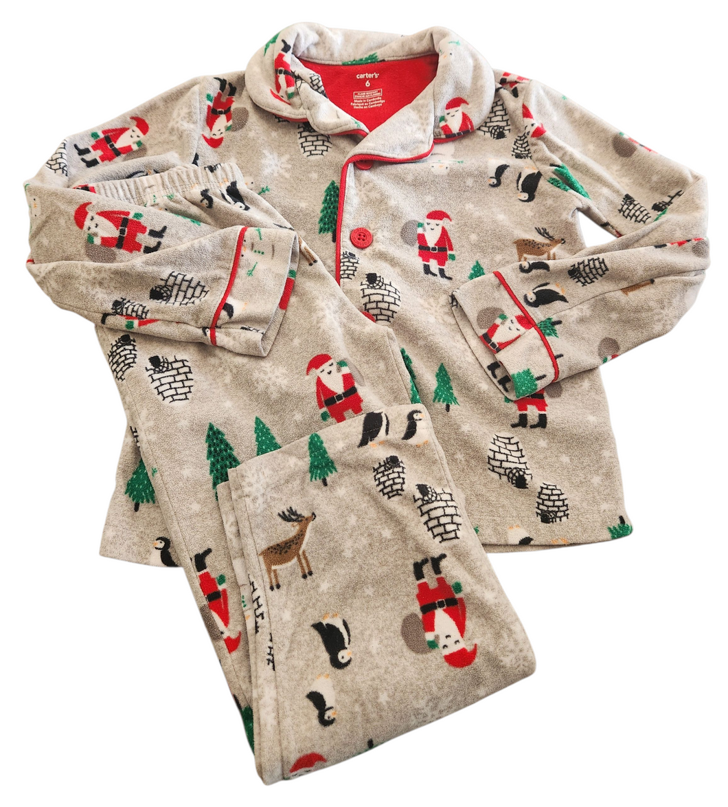 Fleece pj's (Carters) size 6