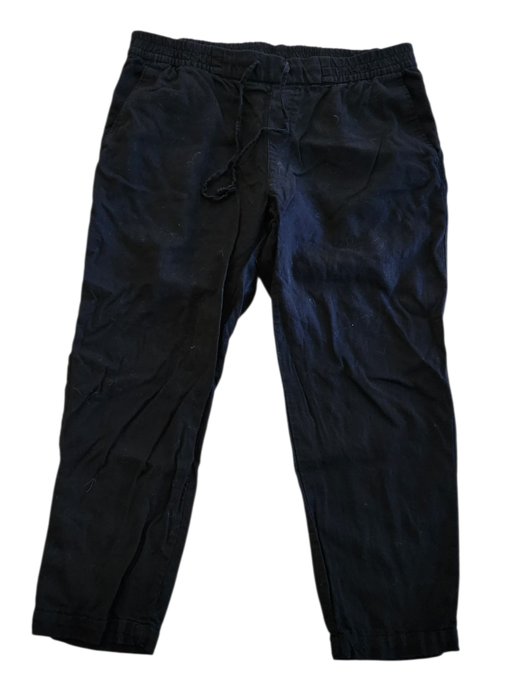 Crop pull on pants (Old Navy) large, black